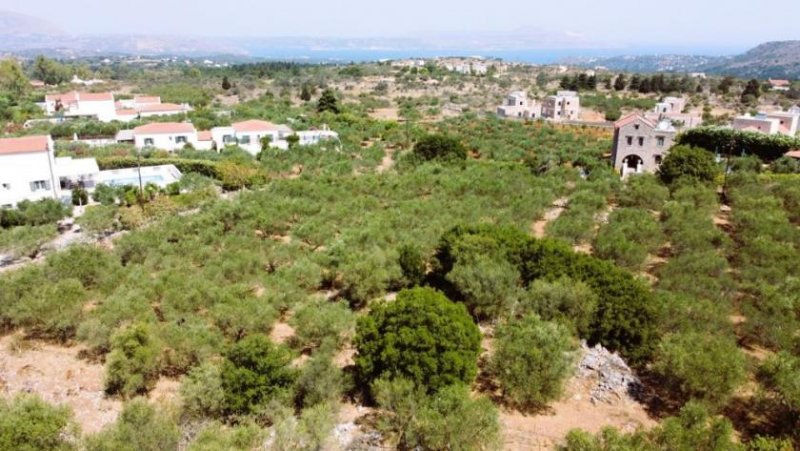 Litsarda Kreta, Litsarda: Erstklassiges Grundstück zum Verkauf in Apokoronas mit Baugenehmigung und atemberaubender Aussicht Grundstück